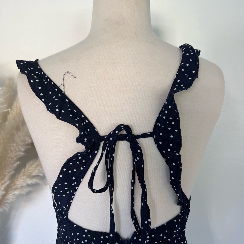 White fox polka dot dress - Picture 4 of 7